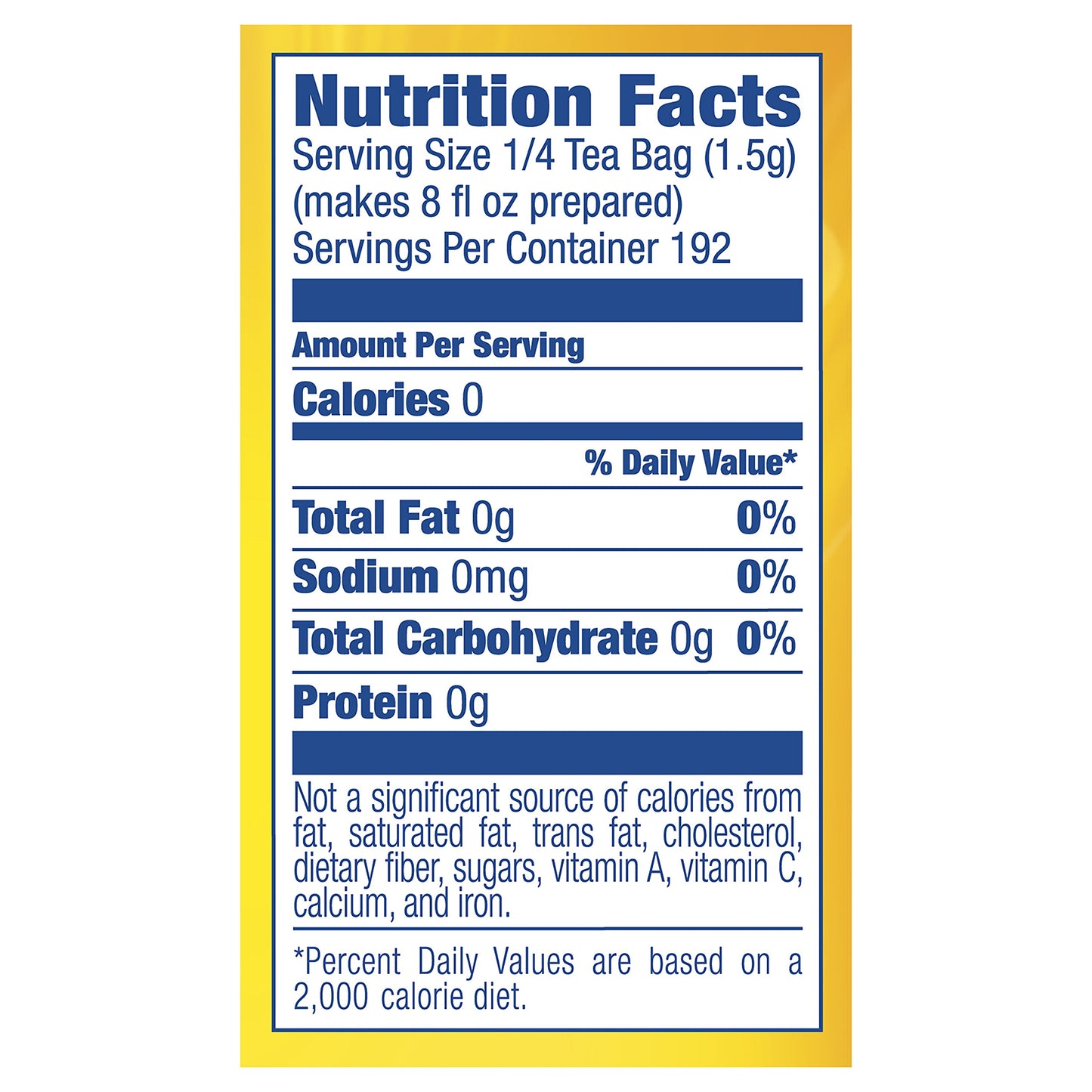 Lipton Family-Sized Decaffeinated Black Iced Tea Bags, Unsweetened, 48 ct