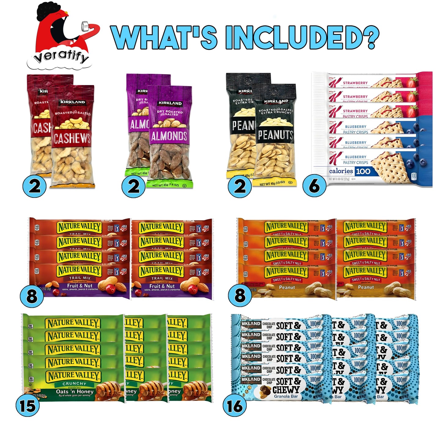 Snacks Gift Variety Basket For Adults (101 Count) Snacks Gift Variety Package Gift Arrangement Perfect For Men, Women, Adults, M