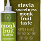 NatriSweet Monk Fruit & Stevia Liquid Drops, Zero-Calorie Sweetener, 8 fl oz, Keto-Friendly