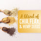 BetterBody Foods Superfood Organic Super Seeds - Blend of Organic Chia Seeds, Milled Flax Seed, Hemp Hearts, Add to Smoothies Sh