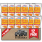 TRANADACO Old Vienna Red Hot Riplets BBQ Chips, 1oz Bags, 12 Pack