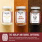 Burlap & Barrel Spice Gift Set – 3 Full-Size Jars (2.6 Oz Each) – Includes Cinnamon, Garlic & Lime Seasonings