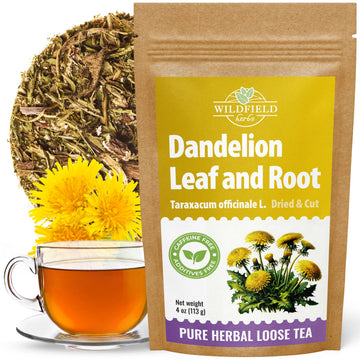 4 oz. Dandelion Leaf Root Tea Dandelion Tea Herbal (Taraxacum) - 113g Herbhojas Y Ra?z De Diente De Le?n