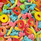 SUNNY ISLAND Gummy Candy Mix - Peach Rings, Watermelon Slices, Worms & Bears - 2-Pound Bag