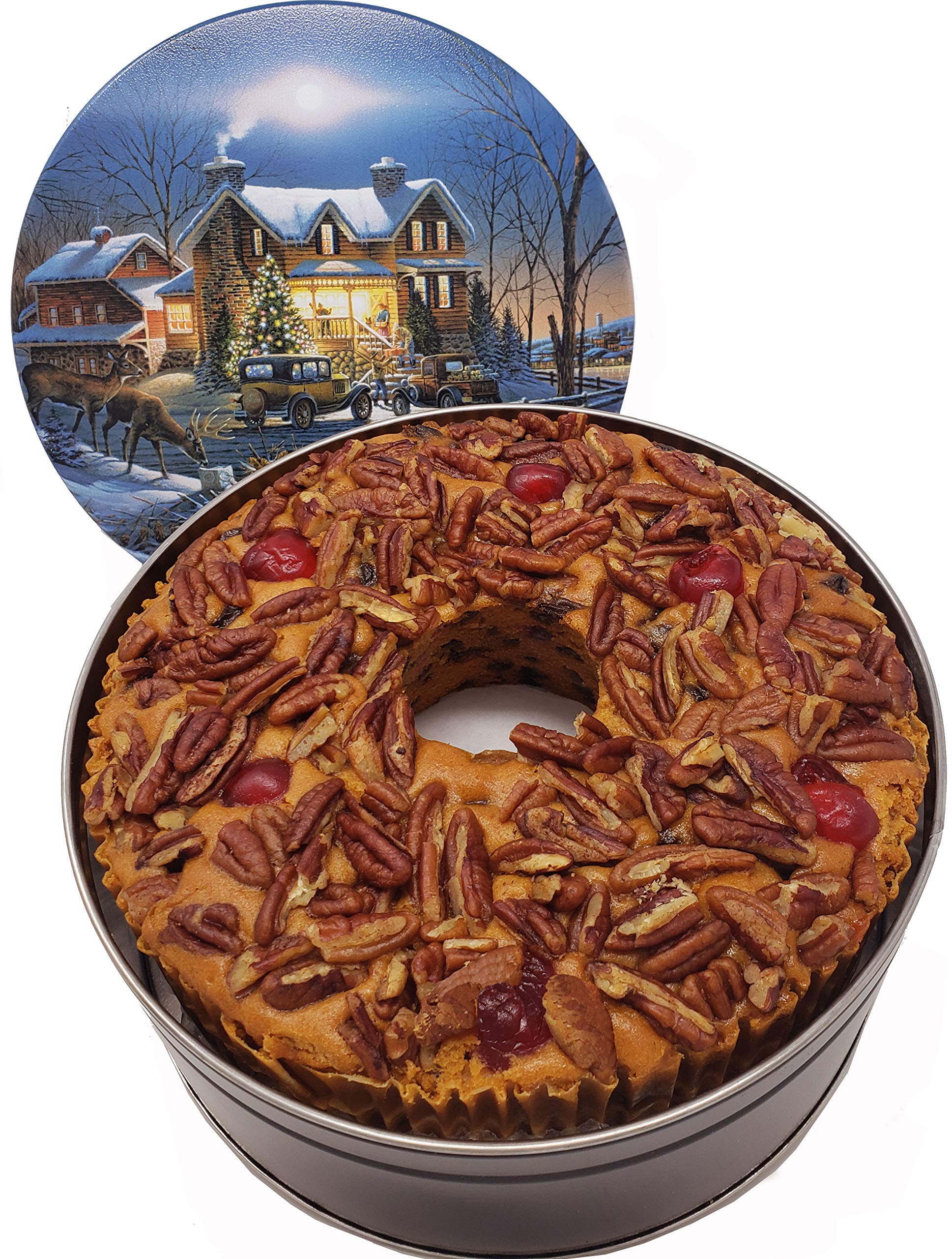 Jane Parker Fruitcake Holiday Cake, 48 Ounce in Collectible Tin, Perfect for Christmas Celebrations