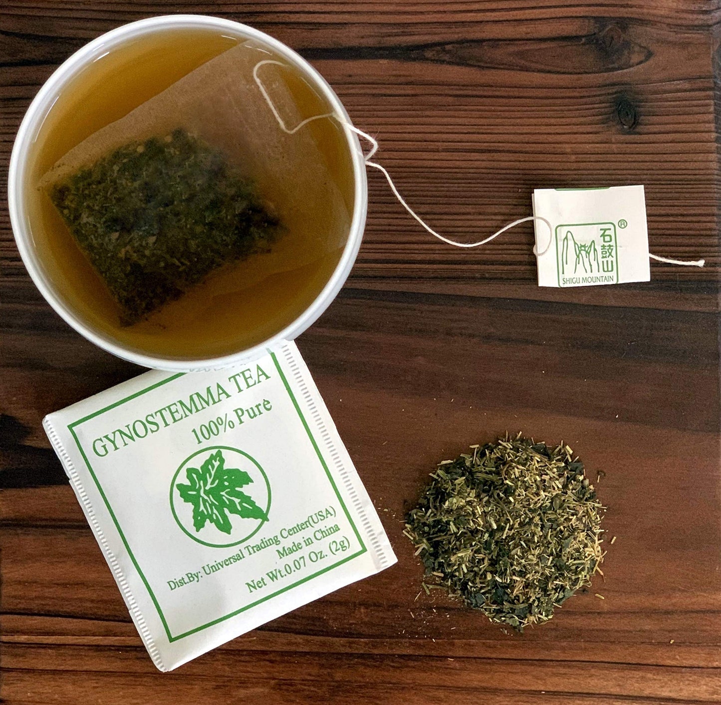 Shigu Mountain Gynostemma Tea 100 Green Tea Bags 2g - Jiaogulan Herbal Tea