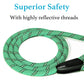 Iyoshop 6 Ft Durable Slip Lead Dog Leash With Zipper Pouch, Padded Handle And Highly Reflective Threads, Dog Training Leash, (Me