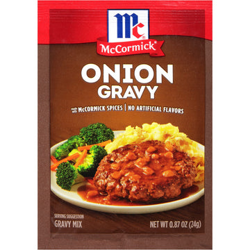 McCormick Onion Gravy Mix, 0.87 oz, Pack of 1, Gluten-Free