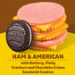 Lunchables Ham & American with Chocolate Creme Cookies, 3.2 oz Pack