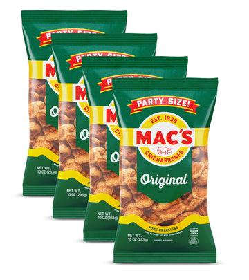 Mac'S Original Cracklins Pork Rind (10 Ounce, Pack Of 4)