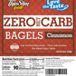 Thinslim Foods Keto Bagels | Keto Bread Alternative | Low Carb Cinnamon, 2 Pack (6 Diet Bagels Per Keto Friendly Food Pack)