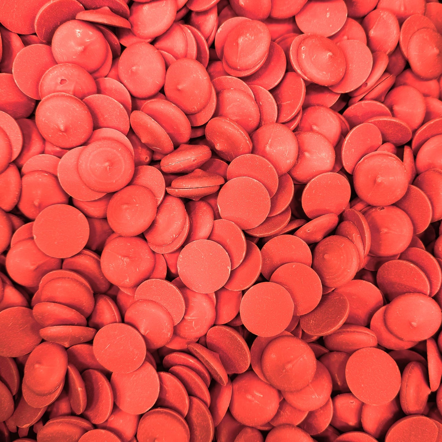 Kidu Pantry Melting Chocolate Wafers Red 32 Ounces - 2 Pounds Bulk In Resealable Bag Perfect For Valentines Day