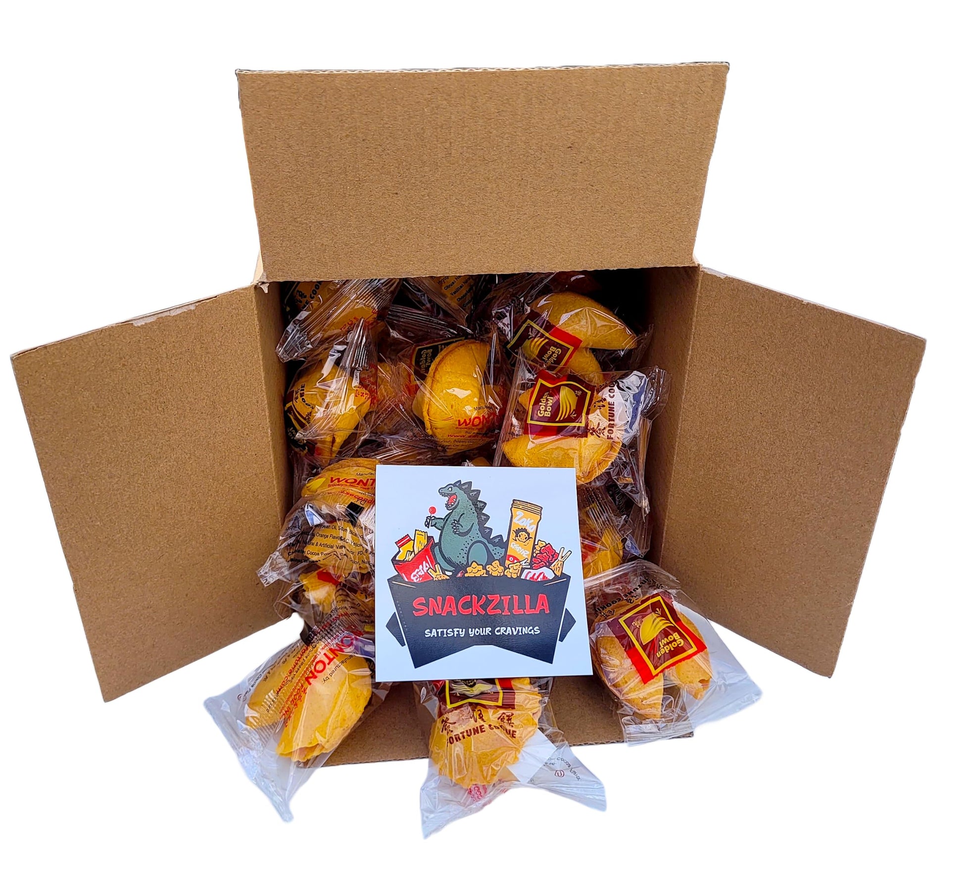 Snackzilla Fortune Cookies, Fortune Cookies Individually Wrapped Bulk, Fortune Cookies Bulk (30), Fortune Cookies For Kids, Chin