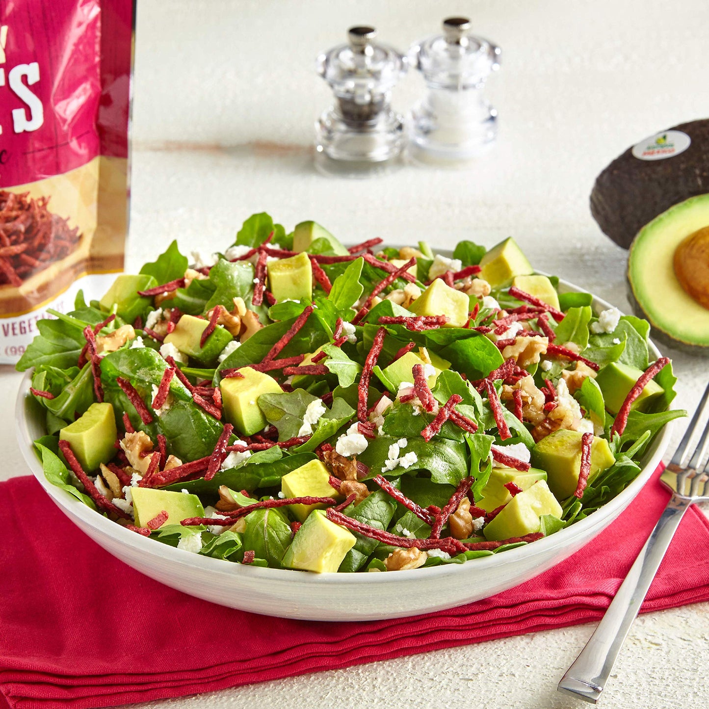 Fresh Gourmet Crispy Balsamic Beets - 3.5 Ounce, Pack Of 6 - Low Carb, Crunchy Snack And Salad Topper