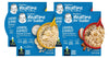 Gerber Mealtime For Toddler Meal Bowl Variety Pack, 2 Oatmeal & Barley With Bananas & Cream, 2 Oatmeal & Barley With Apple Cinna