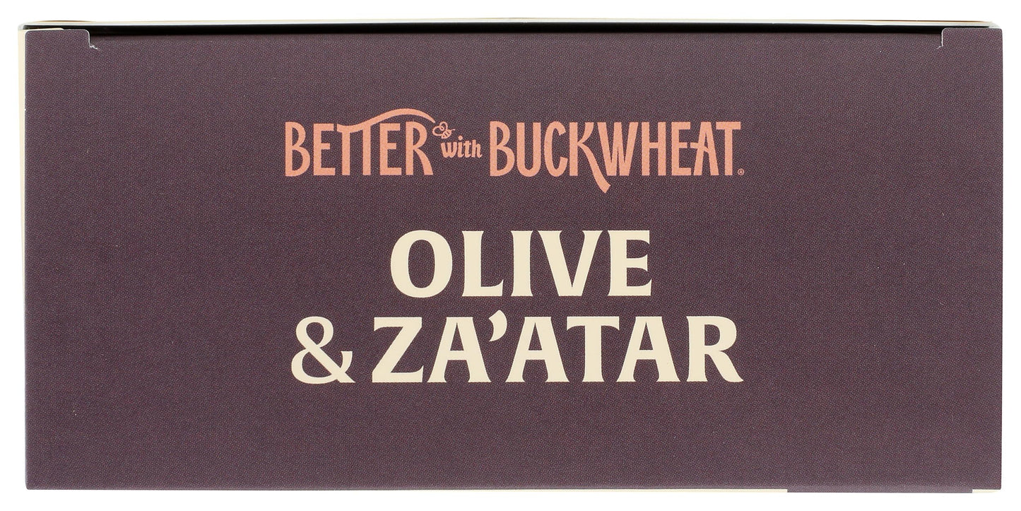 Maine Crisp Olive & Zaatar Crisps, 4 Pack, Gluten Free Crackers - Grain Free, Non-Gmo - Sweet & Savory Flavor, for Cheese board