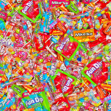 Halloween Bulk Candies - 5 Pounds - Birthday Pinata Party Candy Assortment - Halloween Individually Wrapped Candies - Candy Bags