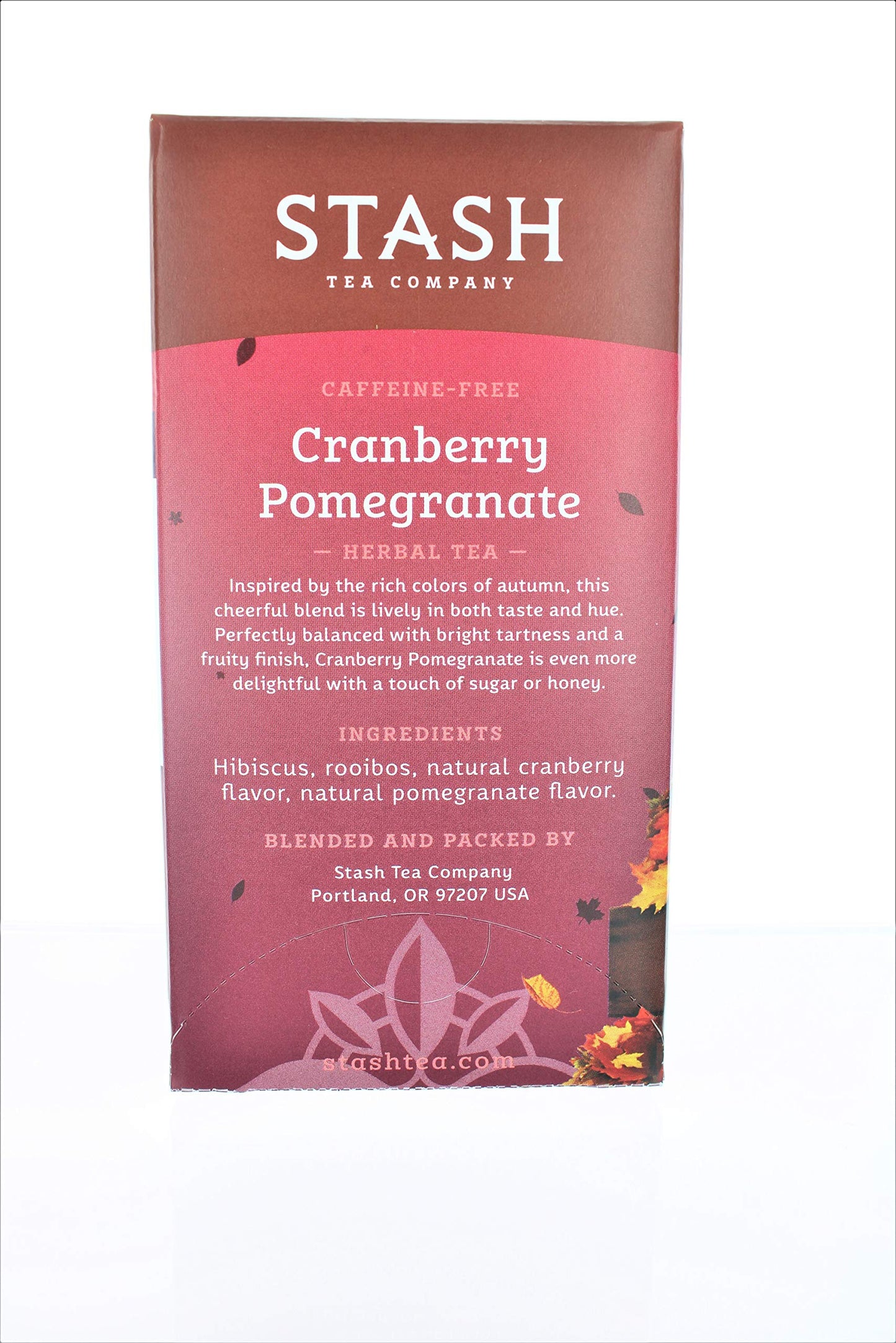 Stash Cranberry Pomegranate Tea - Herbal Tea Bags, 18 Count, Pack of 1