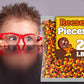 Partypom Reeses Pieces Caramel Peanut Butter Candy, 2 Lbs, Crunchy Shell, Fall Colors for Baking and Desserts