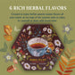 Acorus | Autumn Taste Tea Set | Natural Tea Hamper Box Gift Set Of 6 Flavors | Discover Rich Autumn Teas | Tea Gift Sets | Large