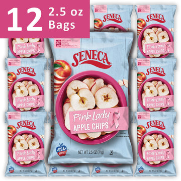 Seneca Pink Lady Apple Chips | Made From Fresh-Harvested Pink Lady Apples | Yakima Valley Orchards | Seasonally Picked | Crisped