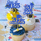 30 Pcs 2025 Graduation Theme Cupcake Toppers Glitter Class Of 2025 Cupcake Picks Graduation Cap Cake Decorations For 2025 Gradua