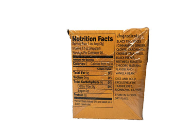 Trader Joe'S Spiced Chai Assam Black Tea &Exotic Spices 20 Tea Bags 2.2 Oz. (Pack Of 3)