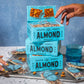 SOUTH FORTY SNACKS Almond Bar, Extra Crunchy Nut Snack, 6g Protein, 40g Bar, Pack of 12