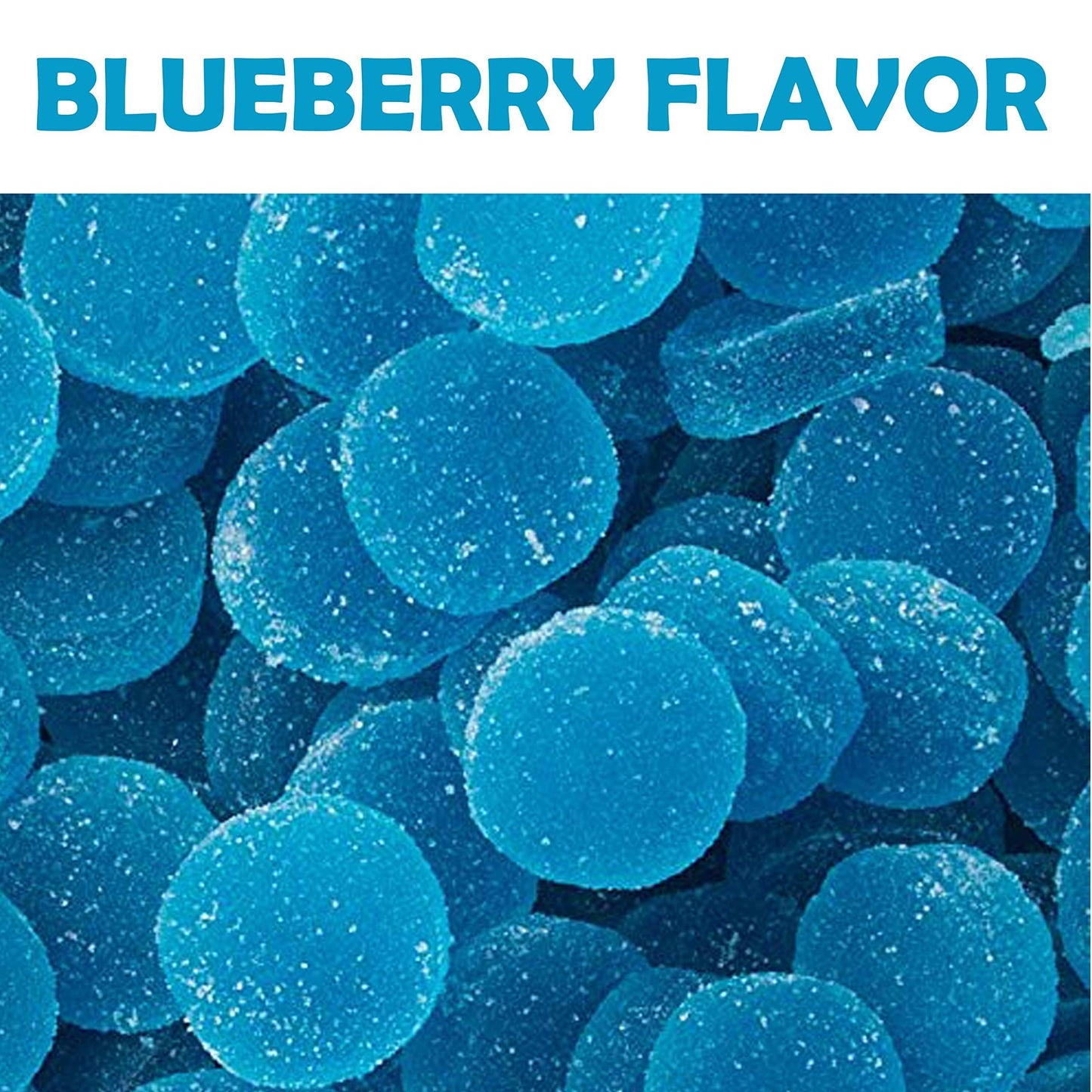 Bunny Butts Gummy Blueberry Flavored Fruit Jelly Disks Funny Unique Easter Basket Stuffer Birthday Gag Gift Candy For Girls, Boys, Kids And Teens (5.5 Ounce)