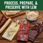 LEM Products Pre-Tubed Natural Sheep Casings, 19-21mm, Edible Sausage Casings, Stuffs Approximately 20-25 Pounds, Great for Snac