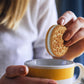 OREO Double Stuf Golden Sandwich Cookies, King Size, 20 Snack Packs (2 Boxes, 8 Cookies Per Pack)