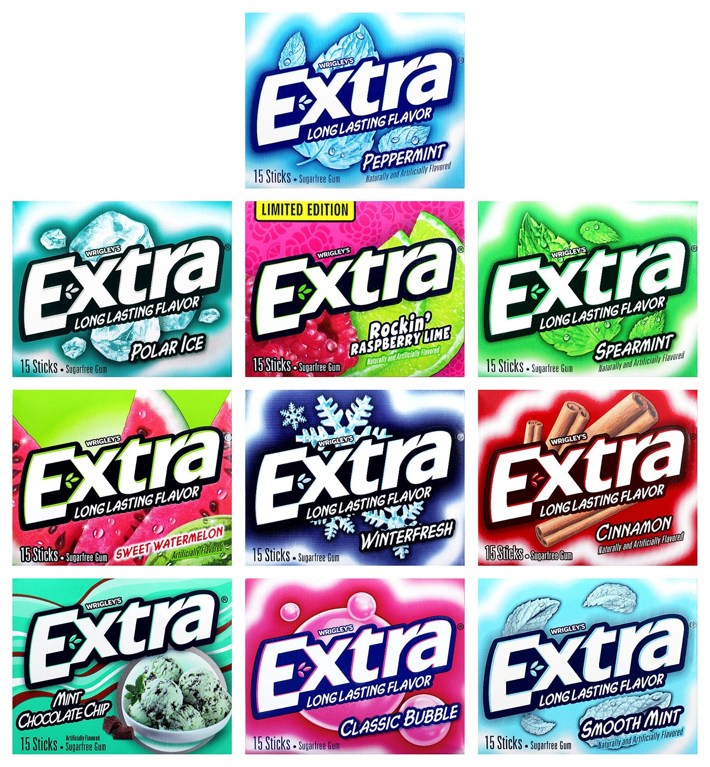 Niro Assortment | Extra Long Lasting Flavor Sampler Pack | Sugar-Free | Assorted Flavor (6 Pack) Receive 6 Out Of 10 Flavors