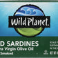 Wild Planet Lightly Smoked Sardines in Extra Virgin Olive Oil, 4.4 OZ, Plastic, Pack of 1