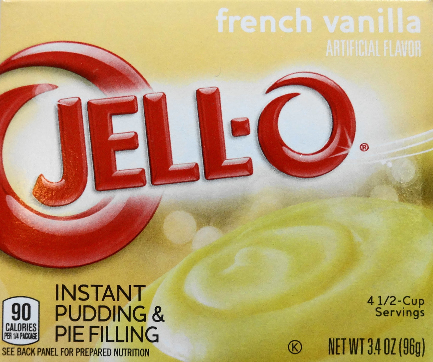 Jell-O French Vanilla Pudding, 3.4 OZ (Pack of 3)