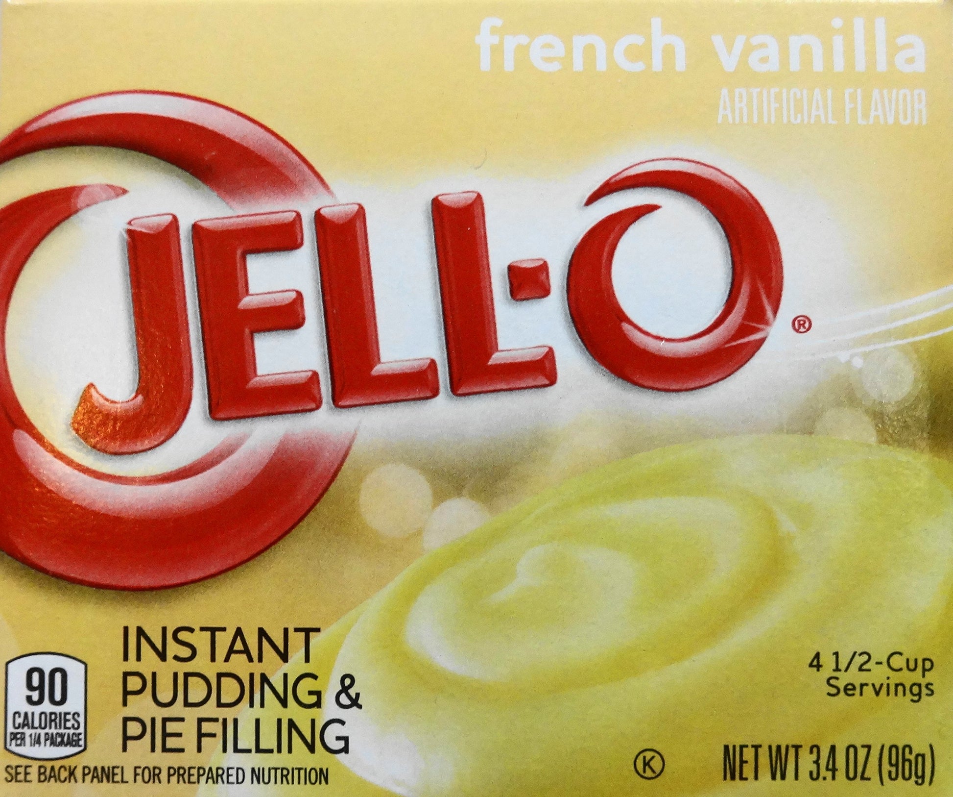 Jell-O French Vanilla Pudding, 3.4 OZ (Pack of 3)