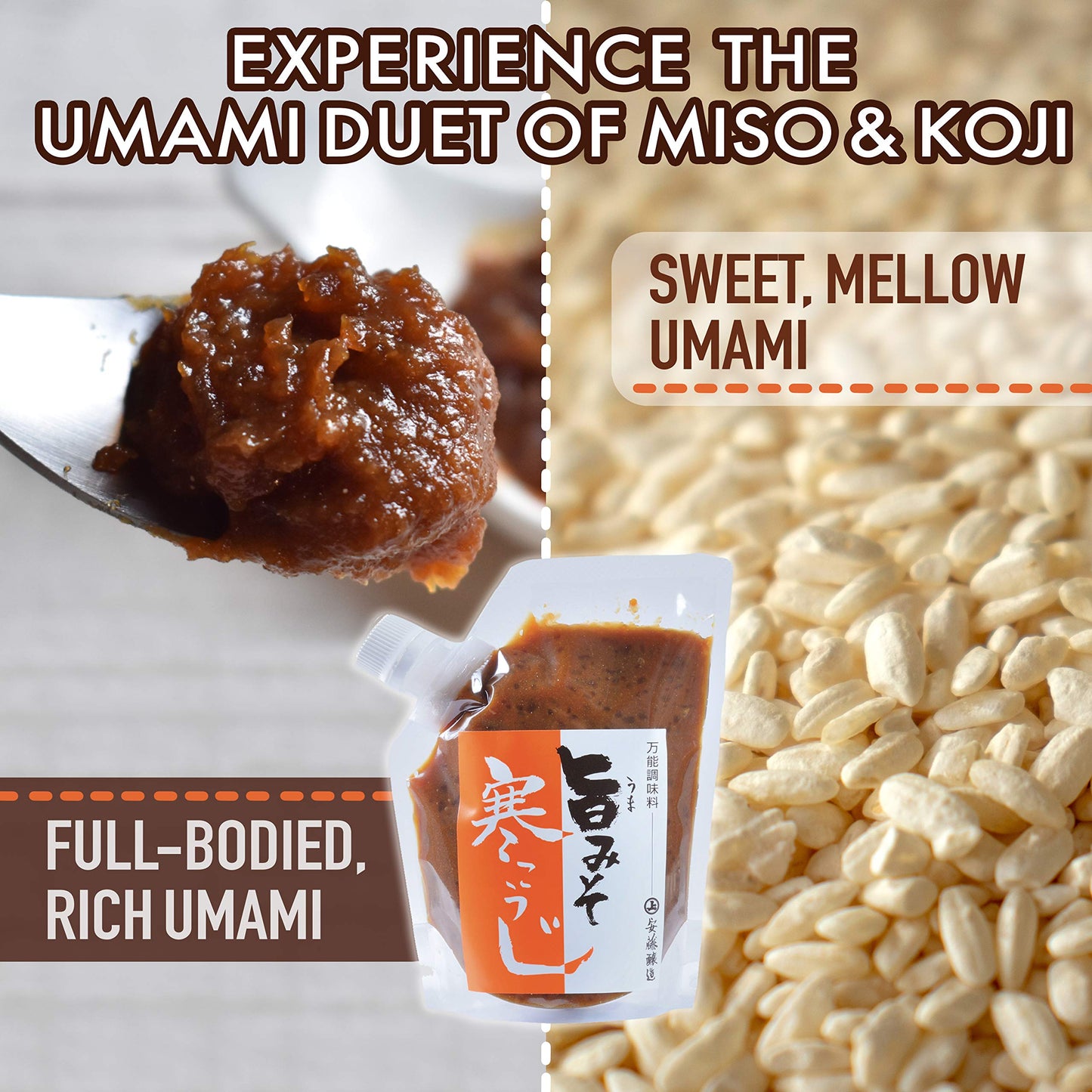chaganju Miso Blend - Japanese All-Purpose Umami Seasoning, 12.3 oz