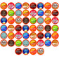 Coffee Pod Variety Packs Sampler, Compatible With K Cup Malt-Inspired Including 2.0 (Flavored Decaf Variety, 52 Count (Pack Of 1))
