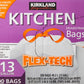 Kirkland Signature Drawstring Kitchen Trash Bags - 13 Gallon - 200 Count