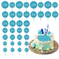 30Pcs Glitter Balls Cake Topper Diy Cake Insert Toppers Ball Cake Picks Cupcake Topper For Birthday Party Baby Shower Wedding Ca