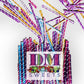 Sour Filled Candy Straws - 8 oz of Sour Tropical Punch Orange Cherry Grape Powder Candy Straws