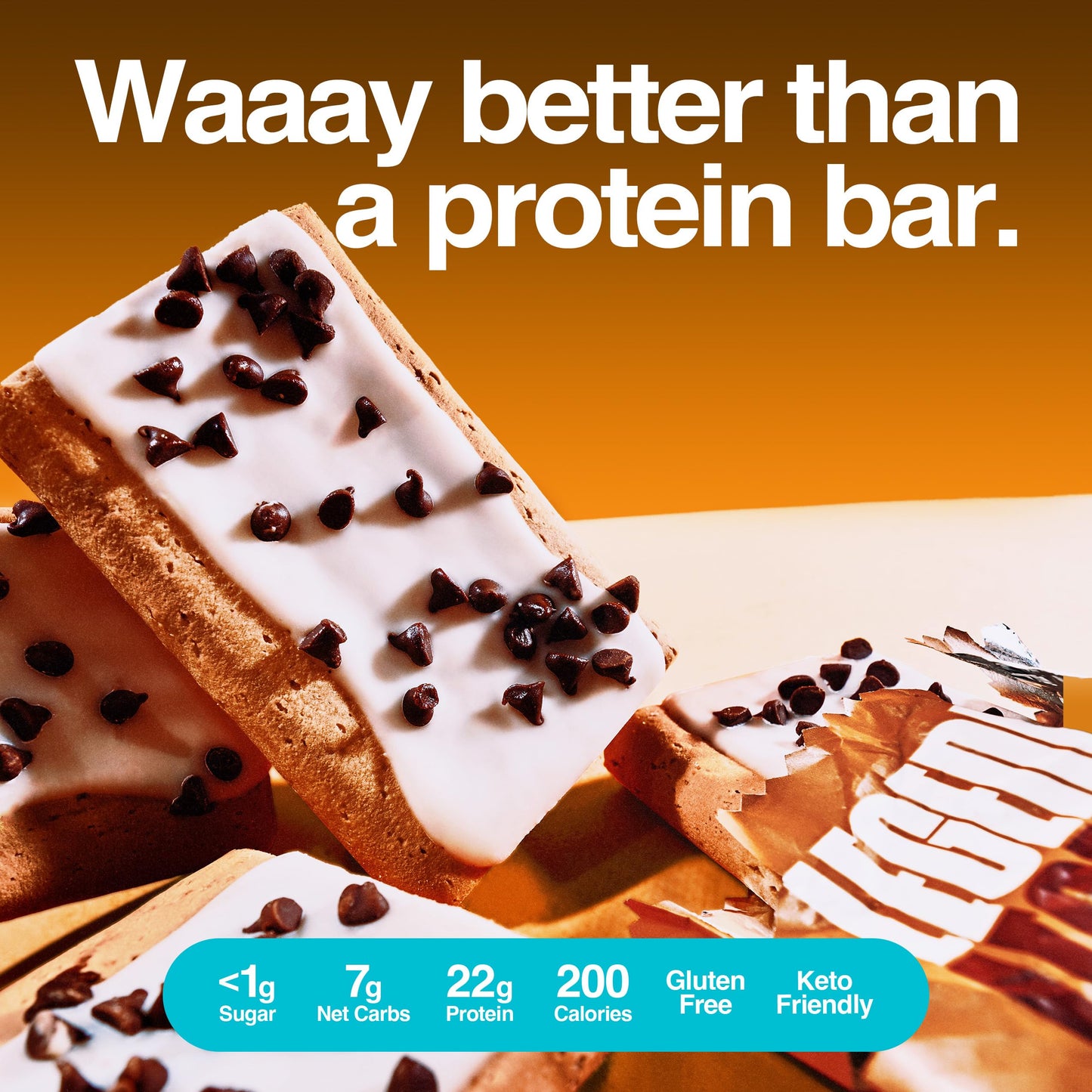 Legendary Foods 22g Protein Pastry 0g Added Sugar  Low Carb  Gluten Conscious  Keto Snack  Ideal for Glucose Management  Includes Whey Protein Isolate  8 Pack Campfire Smores
