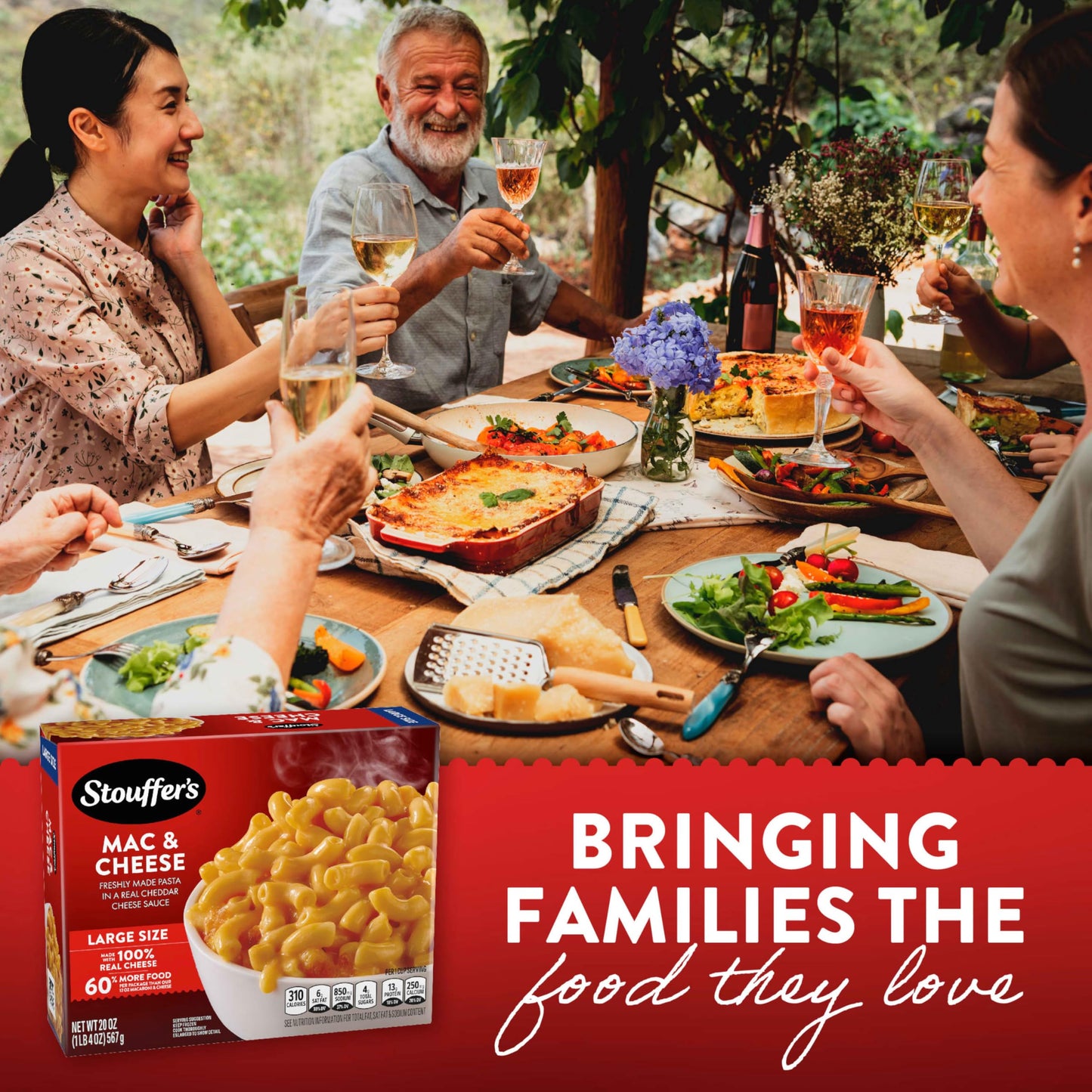 Stouffers Large Size Macaroni Cheese Frozen Meal