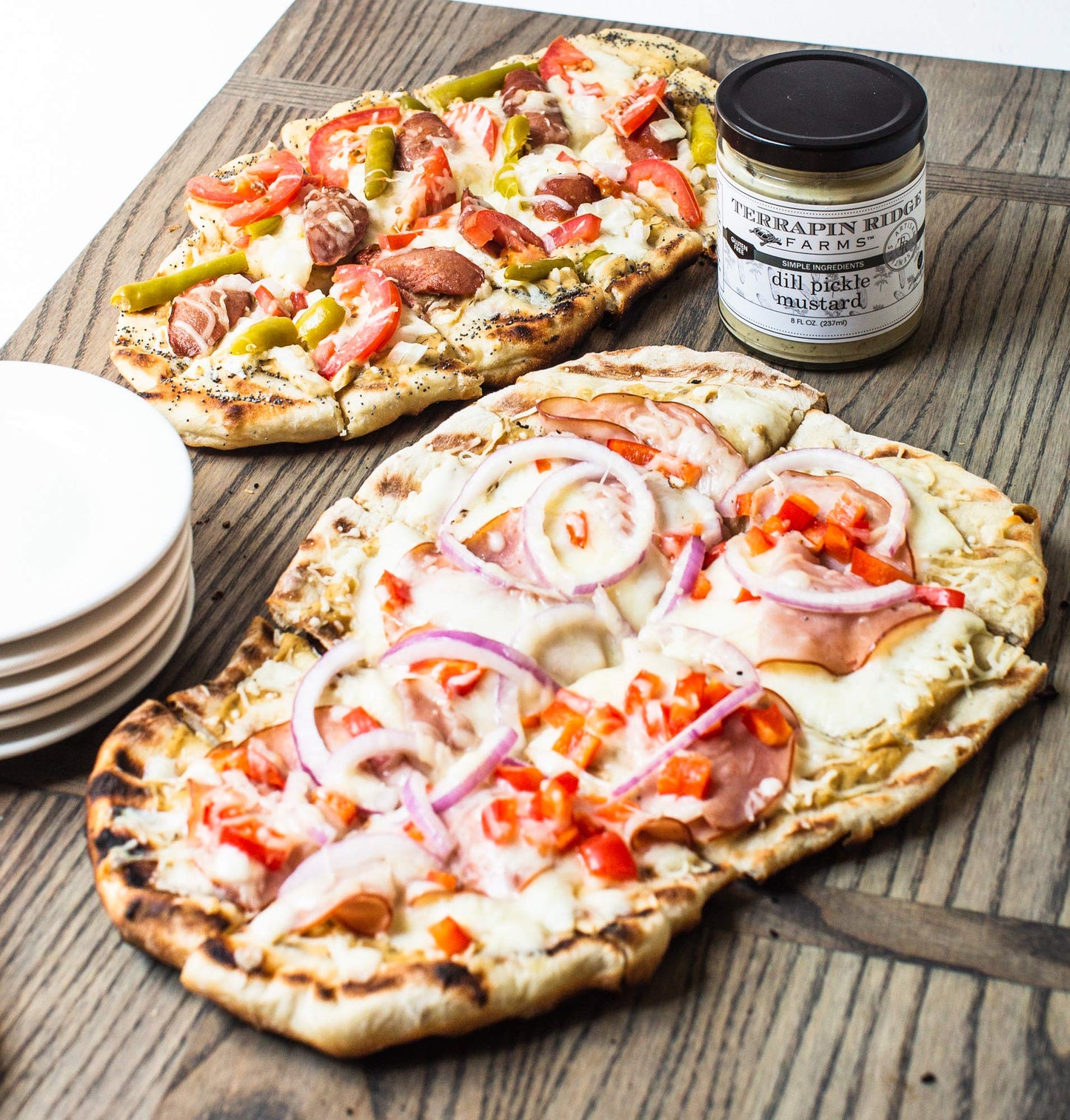 Terrapin Ridge Farms Dill Pickle Mustard - Zesty Blend of Dill Pickles & Smooth Dijon - Perfect for Burgers, Brats, Sandwiches &