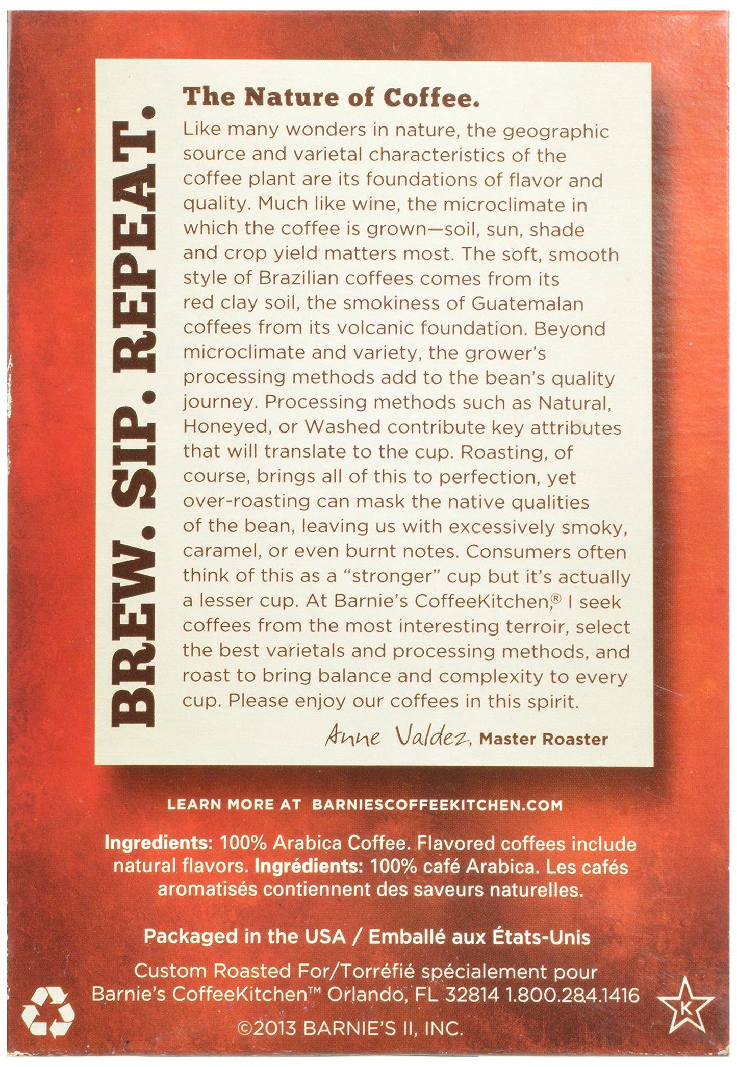 Barnie'S Coffee Kitchen French Roast, 24 Count