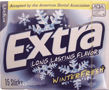 Wrigley'S Extra Sugar-Free Gum, Winterfresh, 15 Ct