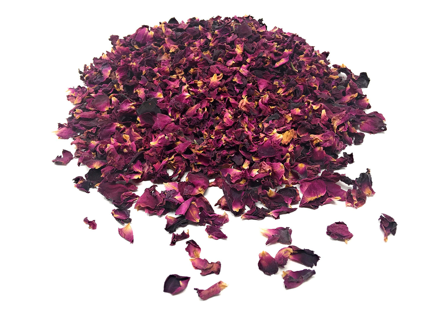 Naturegrail Red Rose Petals - Edible Dried Flower Petals for Tea & Decoration - 0.35oz
