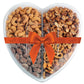 Heart Shaped (4 Assortments) Nuts Gift Tray - Variety Of Sweet & Freshley Roasted, Flavored And Salted Gourmet Nuts - Large Nuts