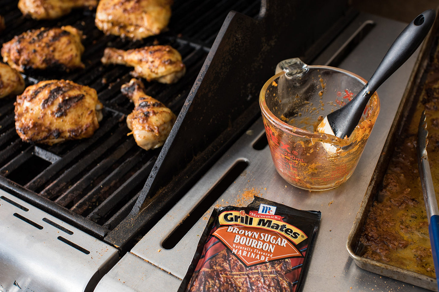 McCormick Grill Mates Brown Sugar spirit-inspired flavor Marinade Mix, 1.25 oz, Ideal for Grilling and Marinating, Pack of 1