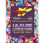 Zotz Fizzy Candy, Assorted Flavors, 425 Count Bag