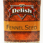 Whole Fennel Seeds All Natural By Its Delish, (15 Oz. Large Jar)